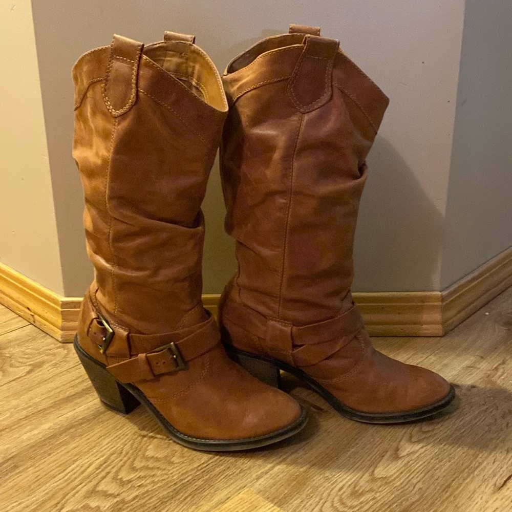 Steve Madden soft leather boots.